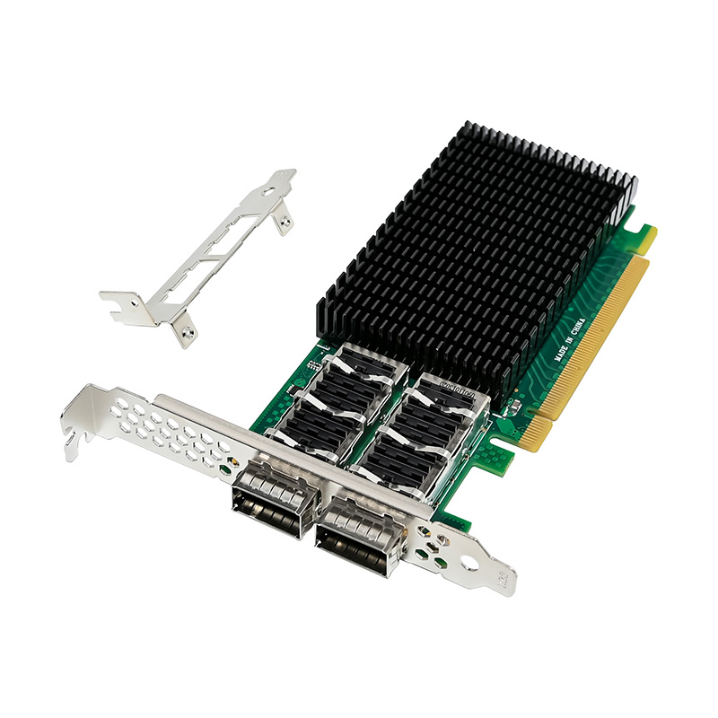 Dual-Port 100GbE QSFP28 Glasfa – 100Gbe Qsfp28 Network Card Bewertung und Preis